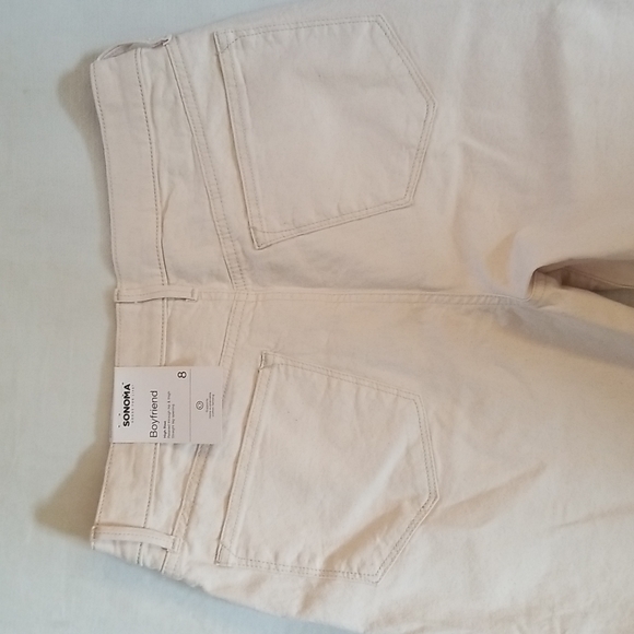 New Off White Boyfriend Jeans - Picture 5 of 6